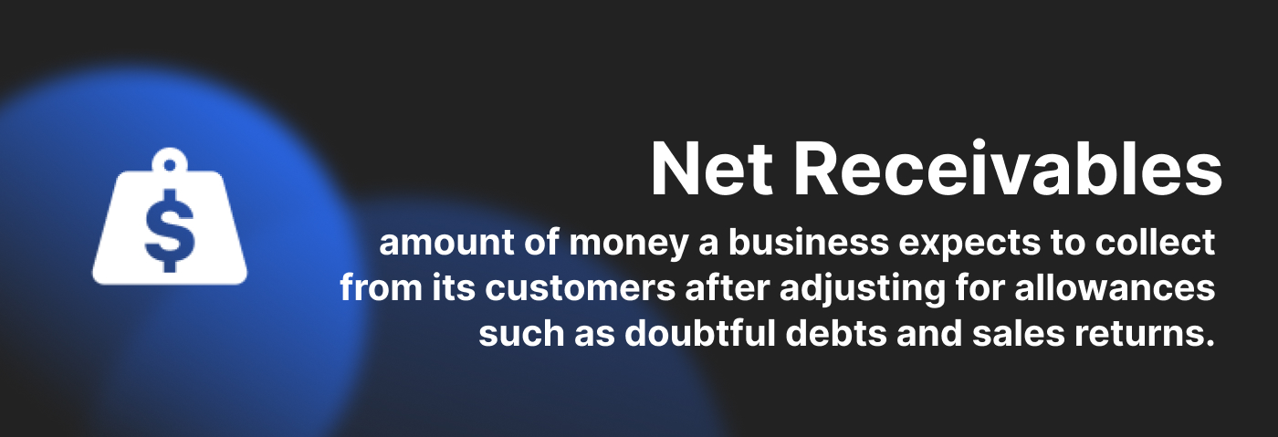 Defining Net Receivables